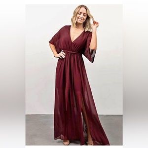 Baltic Born Kia Komono Maxi Dress Mulberry L